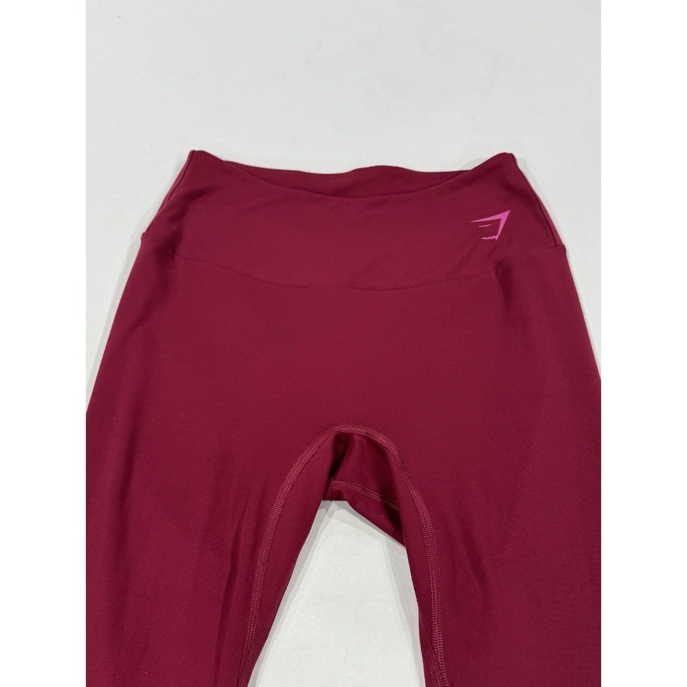 Gymshark Maroon‎ Training Graphic Leggings Medium Women's